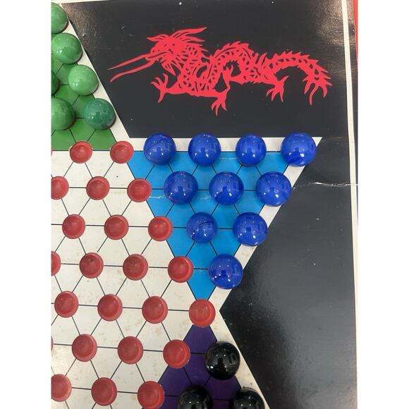 Vintage Pressman Toy Corp Checkers & Chinese Checkers Game Family Collectible - Picture 4 of 16